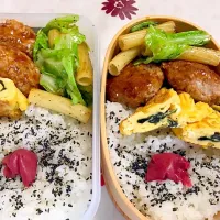 Snapdishの料理写真:今日の二個弁|絹マンマさん