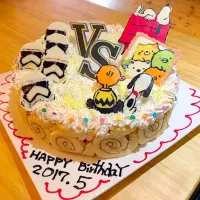 Snapdishの料理写真:誕生日ケーキ|杉山真琴さん