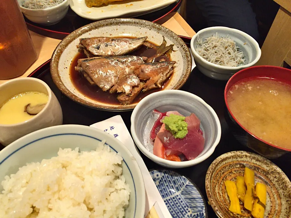 鯵の煮付け定食@舞浜(新橋)|yoooochanさん