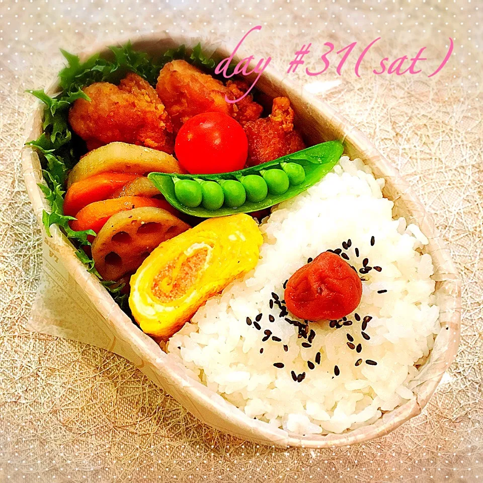 #☆ある日のJK弁当☆
〜土曜講座&部活〜
(弟は運動会の巻)|♡ciao♡さん