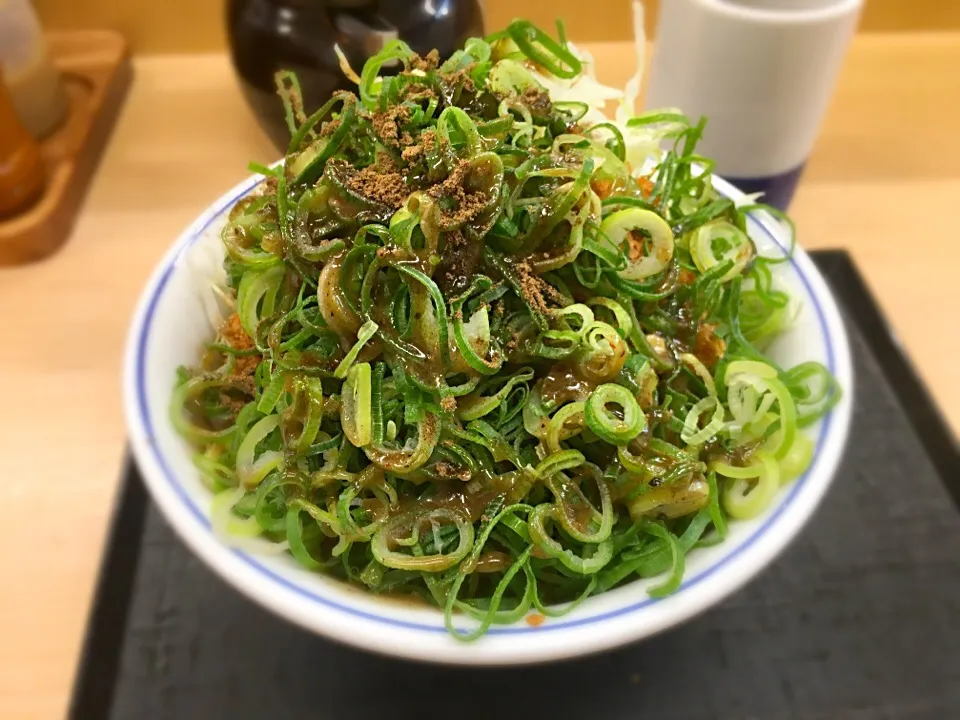 Snapdishの料理写真:シビれ山椒の青ネギカツ丼|きっしーさん