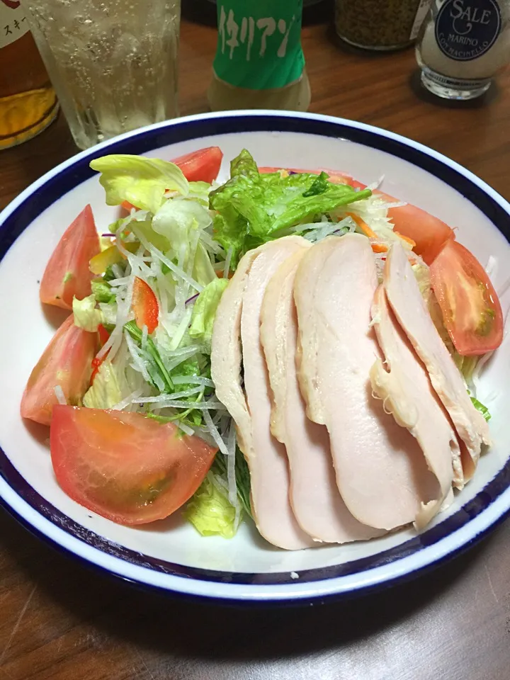 スモークチキンサラダ|ラックさん