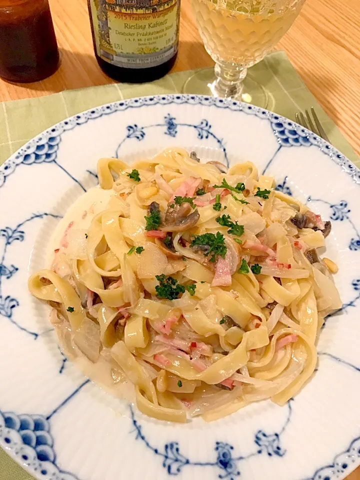 #ポルチーニのクリームパスタ ✨😋|keitanさん