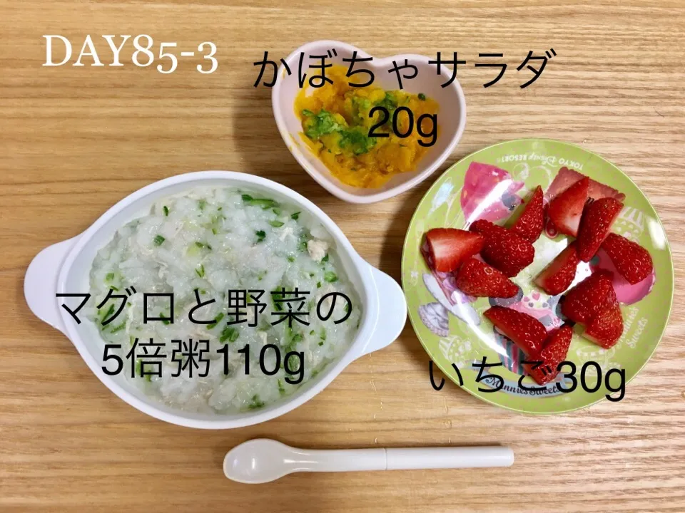 DAY85-3|離乳食完了期 1歳さん