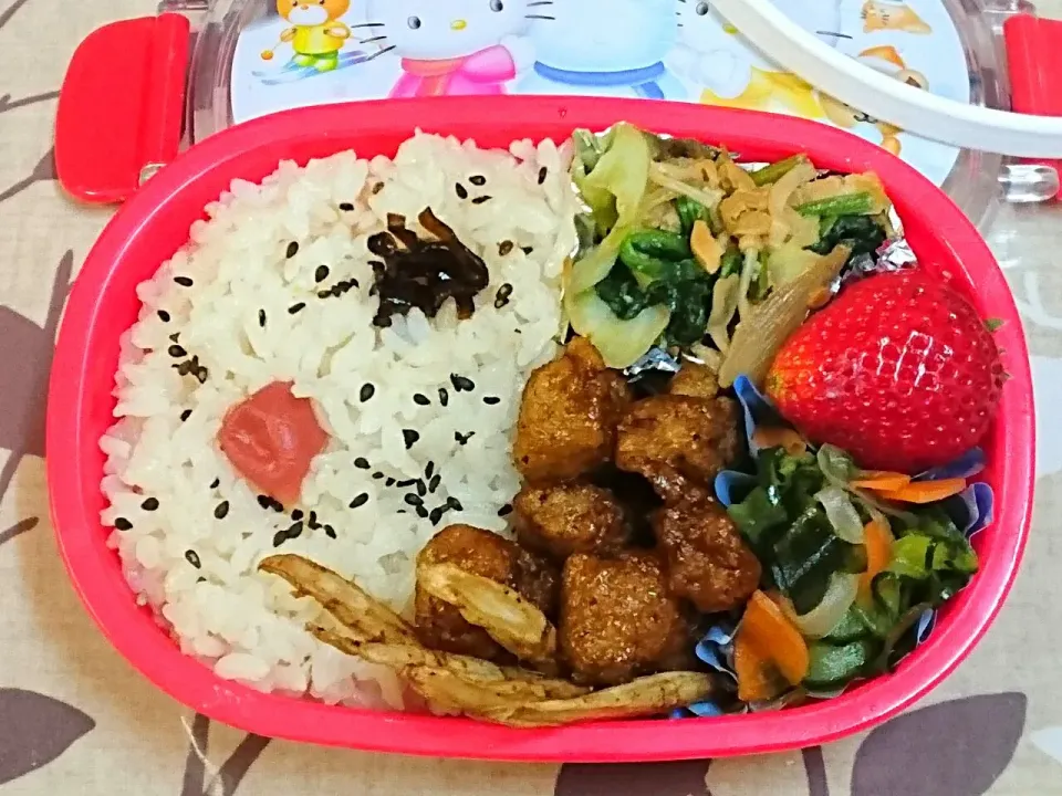 給食用ベジ弁当♪（小一）|亜依さん