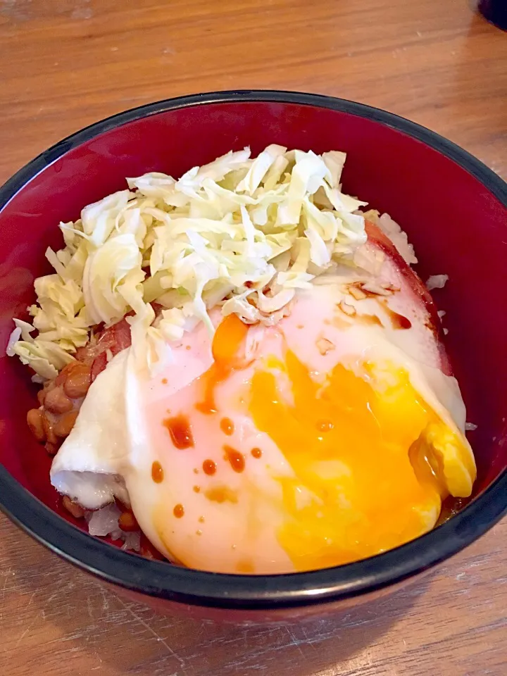 スタミナ朝ごはん
にんにく納豆玉子丼|Kouji  Kobayashiさん