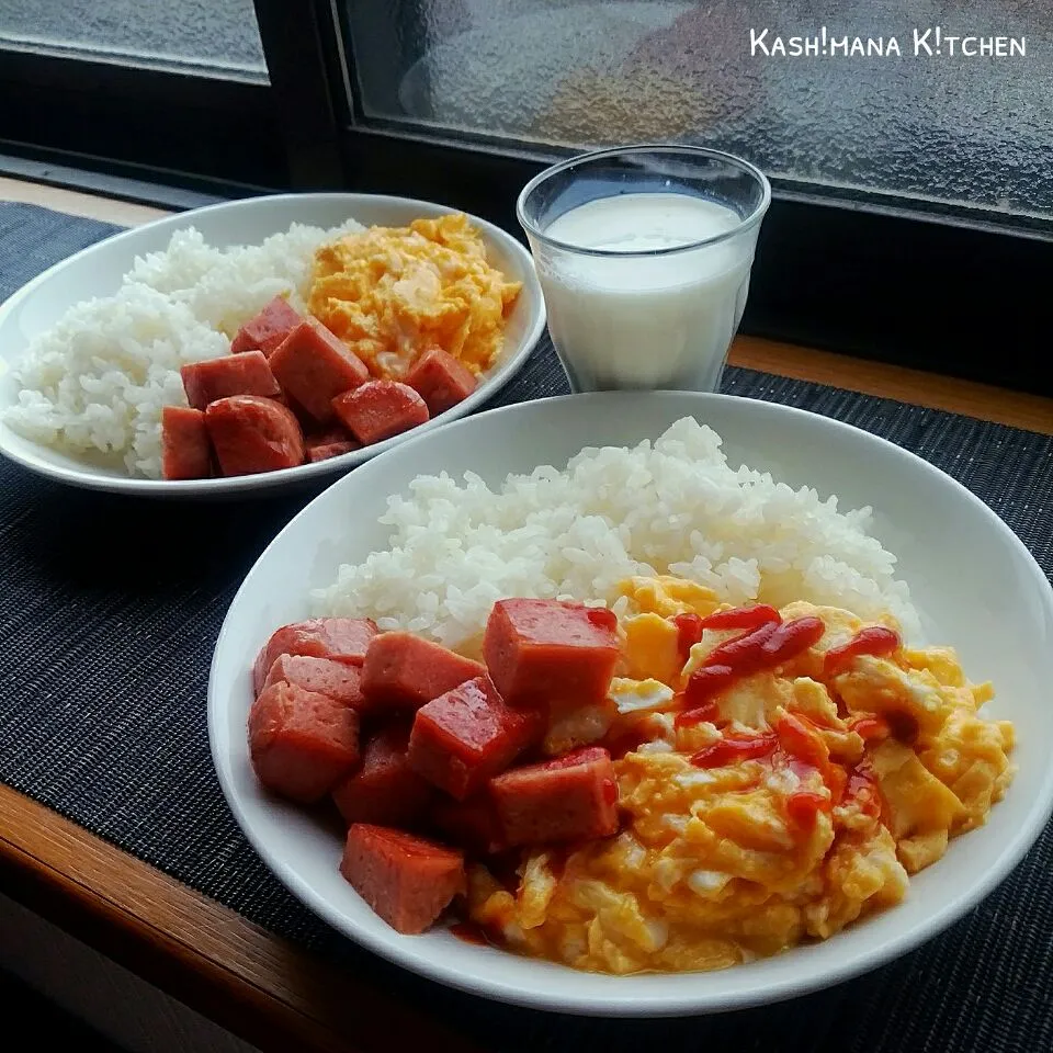 チューリップのコロコロ切りとスクランブルエッグ(๑´ڡ`๑)🍴|Kashimanakitchenさん