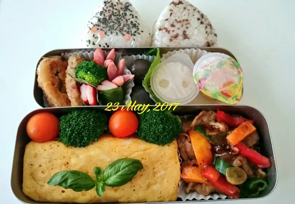 Snapdishの料理写真:2017.5.23 お弁当|らんちゃんさん