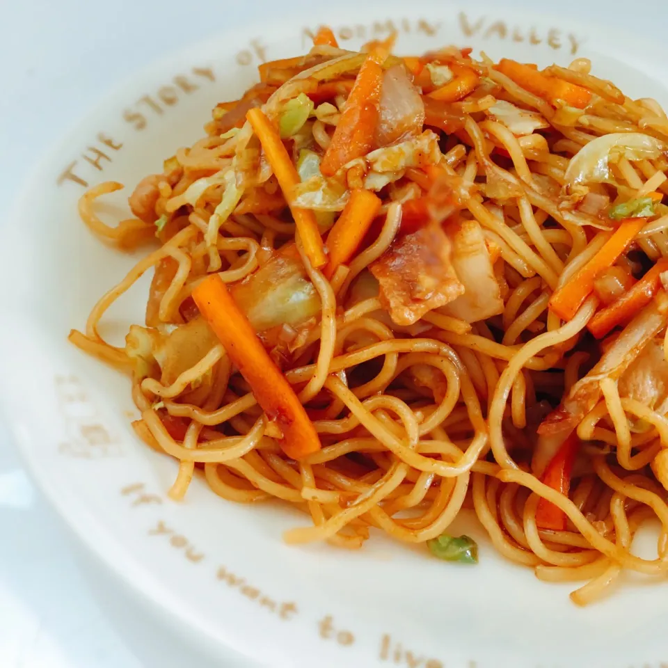 Stir fried pork and vegetable noodles|Yukiさん