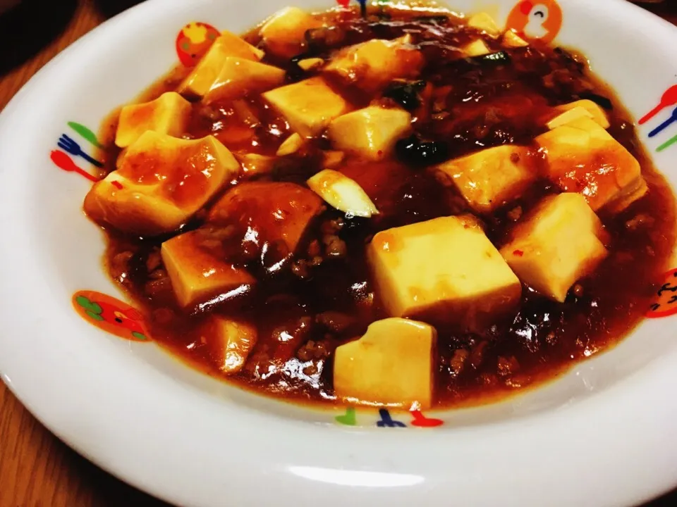 今日のばんごはんは麻婆豆腐☺️|あやの(๑o̴̶̷᷄﹏o̴̶̷̥᷅๑)さん