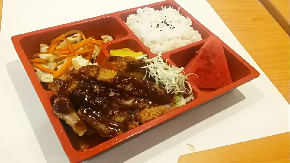 tonkatsu bento box|marilou araiさん