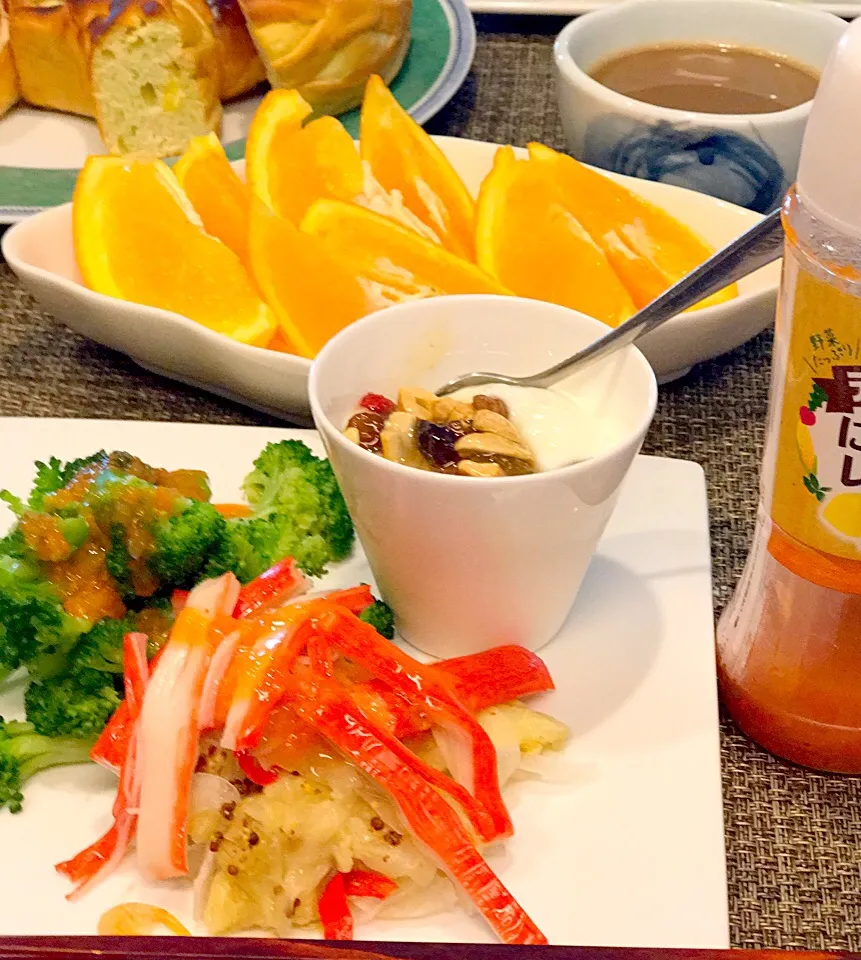 キュピーにんじん🥕とレモン🍋酢キユーピーDE 朝ごはんは蒸しキャベ|シュトママさん