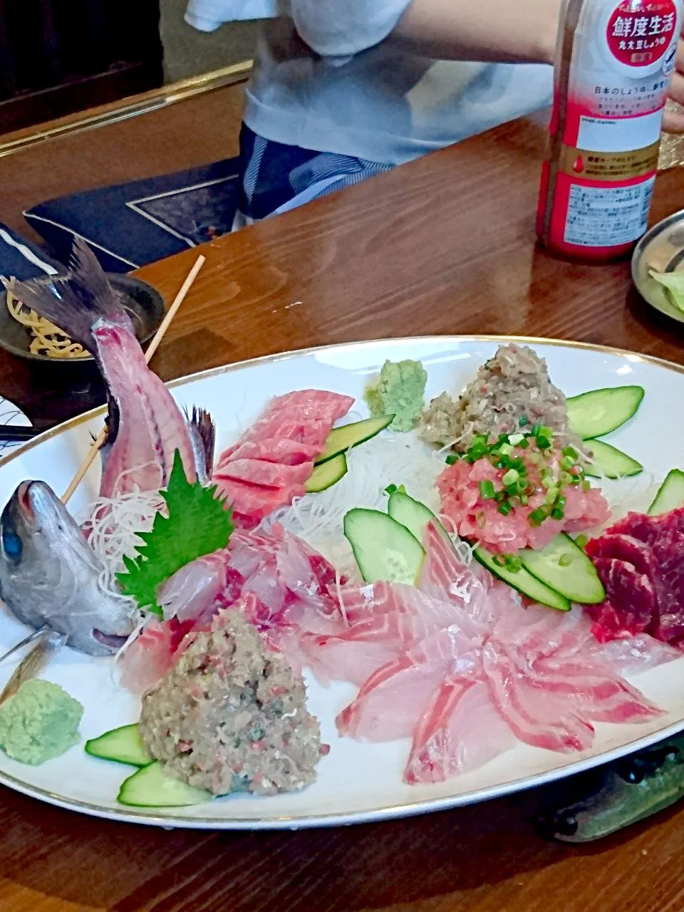 Snapdishの料理写真:館山・磯野家のお刺身盛り合わせ|すーさん