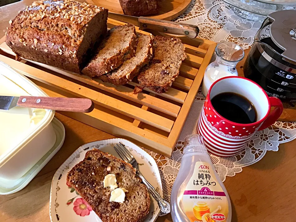 Breakfast banana loaf bread|Babyluv Cabrera Ocampoさん