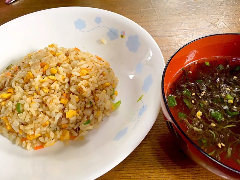 炒飯ともずくスープ|相良幸子さん