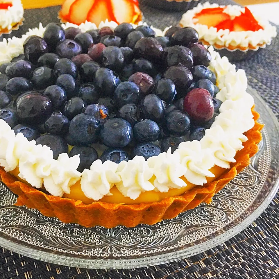 Blueberry tart|kanakoさん