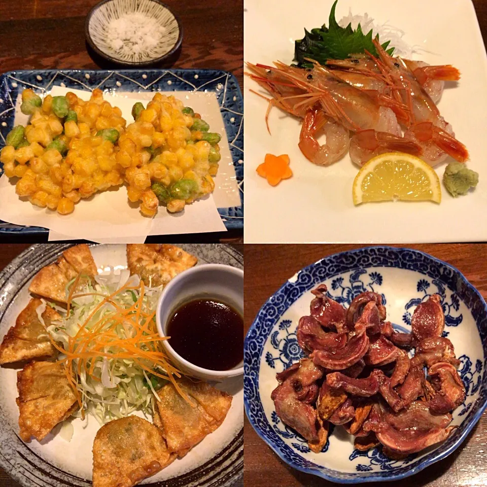 赤えび🦐刺身
コーンかき揚げ🌽
ミニ餃子
名古屋コーチン|るみおんさん