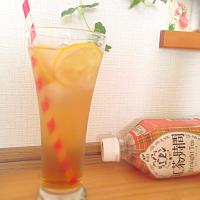 はちみつレモンのティーソーダ