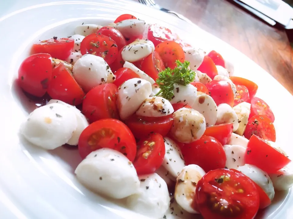 Tomato and Cheese Salad 🥗|Anna🍎さん