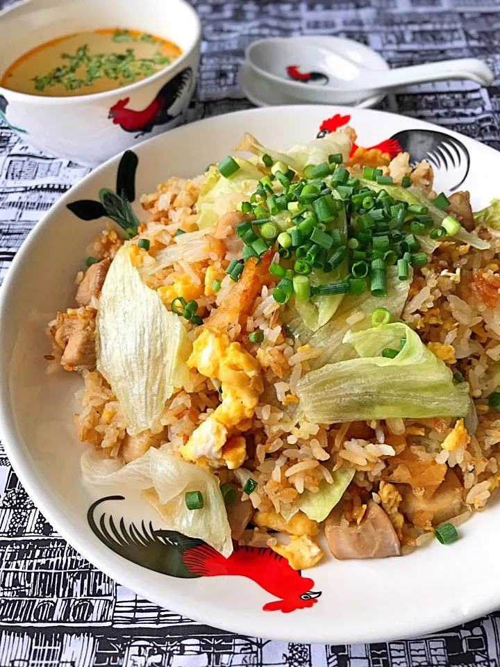 Snapdishの料理写真:咸魚雞粒炒飯|アッチさん