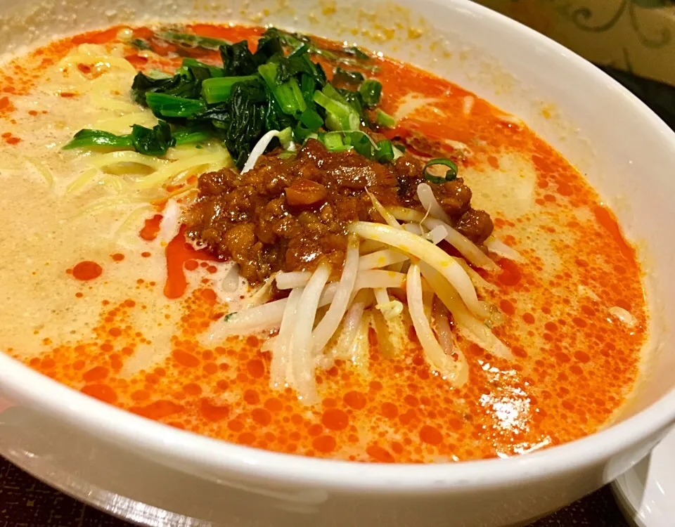 Snapdishの料理写真:今日の夕飯は、デニーズで担々麺。|sono.kさん