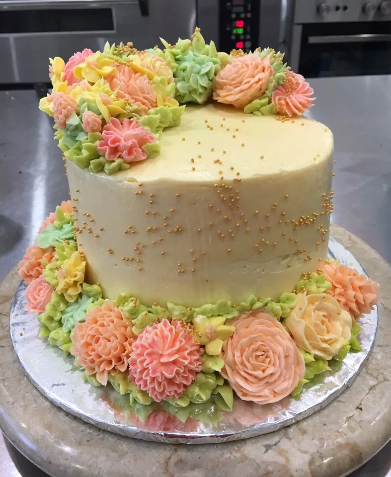 Flowers Overload Cake! 🌺 🌹 🌸🌷🌼|Anna🍎さん