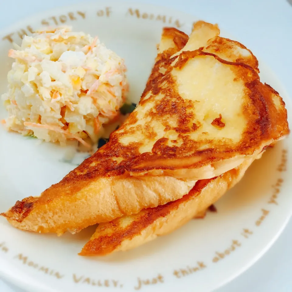 French toast & potato salad|Yukiさん