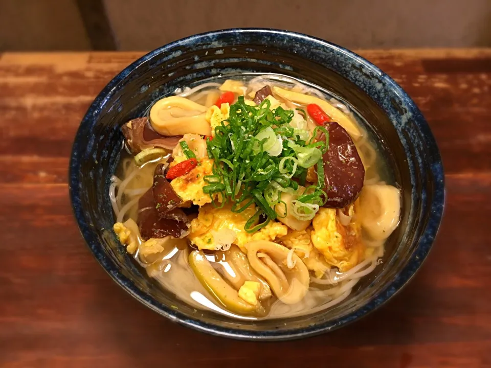 Snapdishの料理写真:破竹筍と生キクラゲの卵炒そうめん2|半田手延べそうめんの店 阿波や壱兆さん