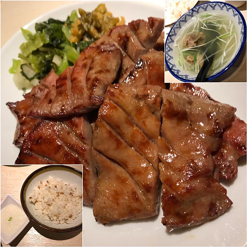 牛タン定食 1.5人前@牛タン焼屋専門店 司(仙台)|塩豚骨さん