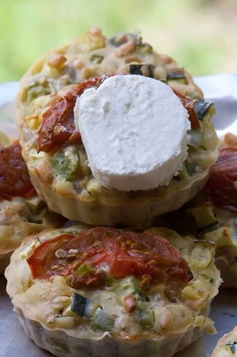 Goat Cheese, Zucchini and Sweet Pepper Muffins.|PHILIPPEさん