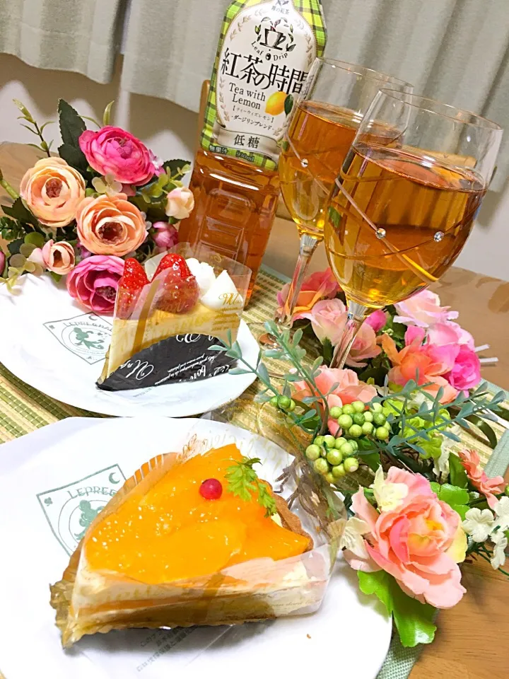 Snapdishの料理写真:♡結婚記念日祝い♡紅茶の時間と共に～♡|miyuさん