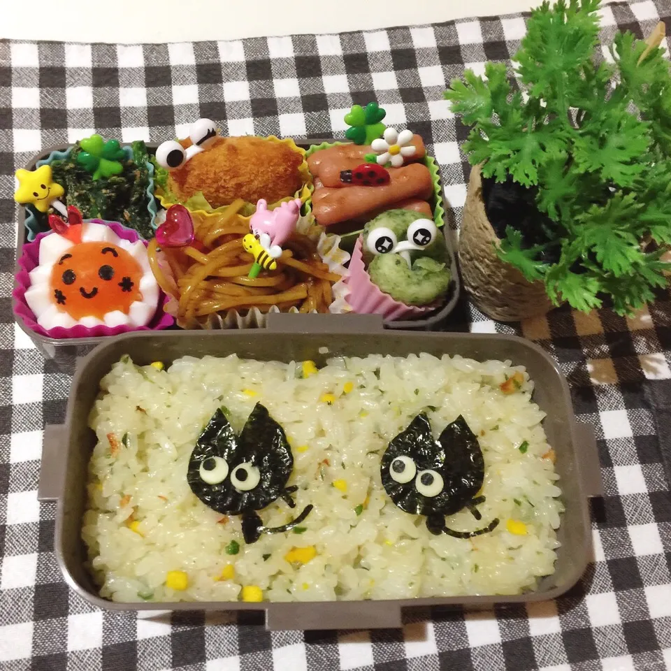 5/30❤︎娘の海鮮炒飯お弁当❤︎ねこさん|Makinsさん