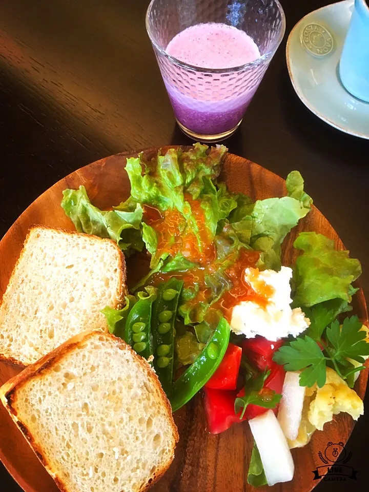 Snapdishの料理写真:グリーンサラダ🥗
#キューピーテーブルビネガー|Chizuko  Kuwabaraさん