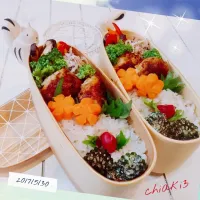 Snapdishの料理写真:娘とわたしのお弁当 0530🌞