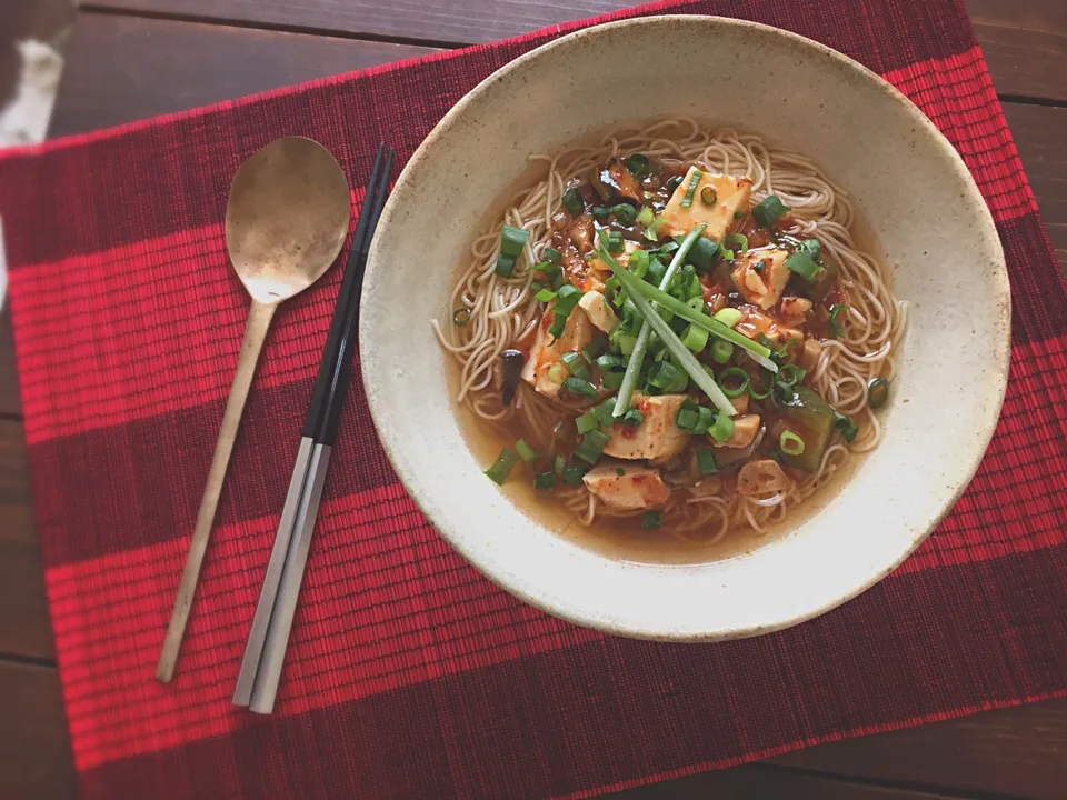 辛旨豆腐 入麺 🍜|welcomeizumiさん