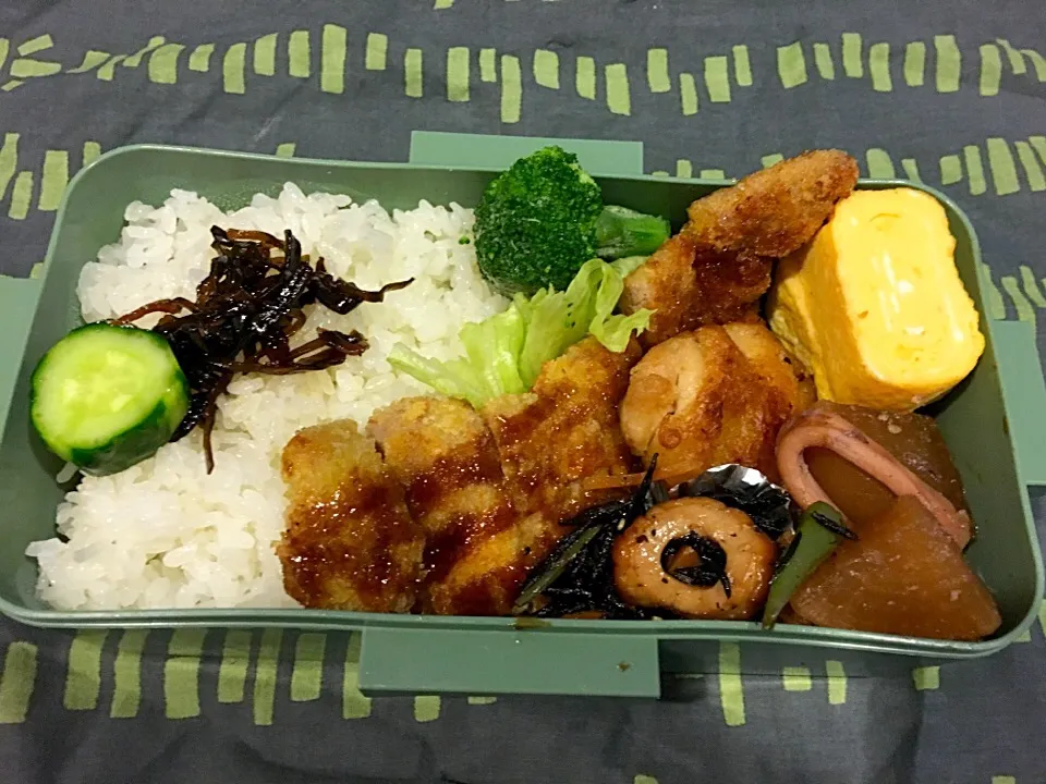 ヒレカツのお弁当。|Chiharuさん