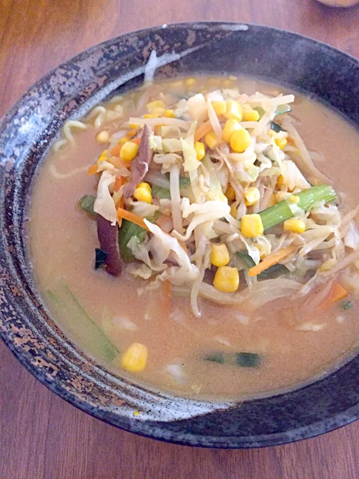 野菜たっぷり、おうちラーメン|えりさん