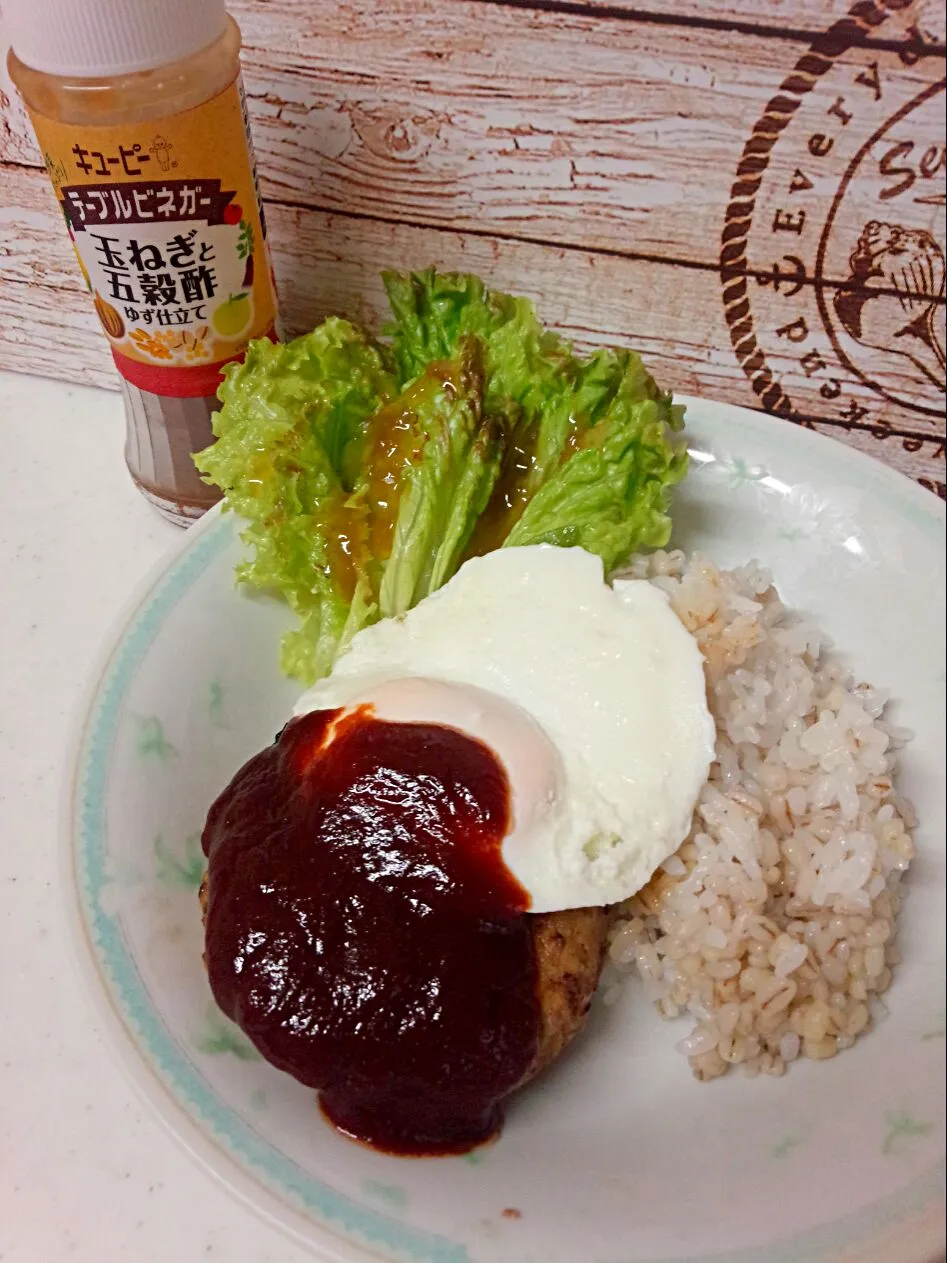 今日の夜ご飯　ロコモコ丼|chou  chouさん