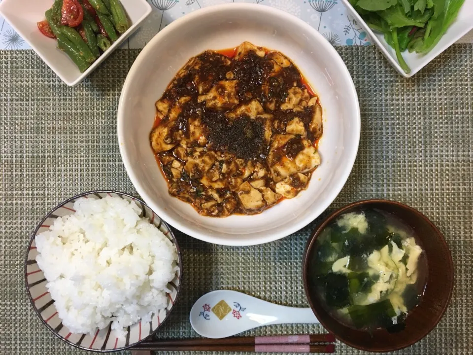 中華定食🍴インゲンとミニトマトの中華風酢の物を作ってみました♪|こぐまさん