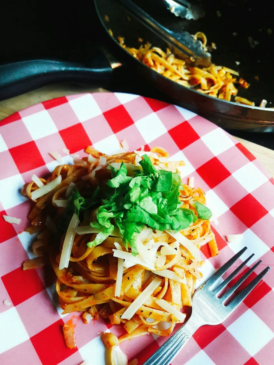 fettuccine with italian sauce|sueさん