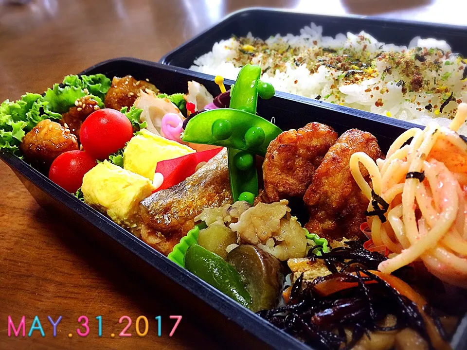 Snapdishの料理写真:豚バラ🐽薄切り肉で角煮風〜🍱٩(*˘ ³˘)۶❤|BOSS.あーちゃんさん