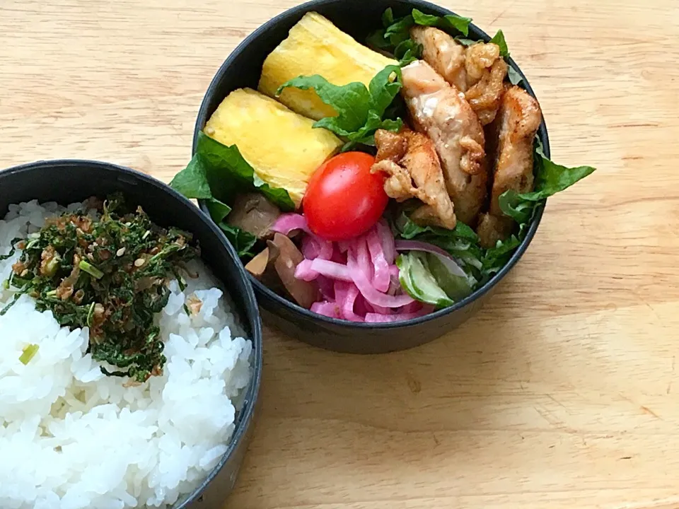 鶏のマヨ醤油ソテー 弁当。|弁当 備忘録さん