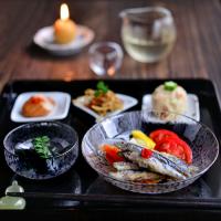 「定番惣菜のお膳」 #花ヲツマミニ