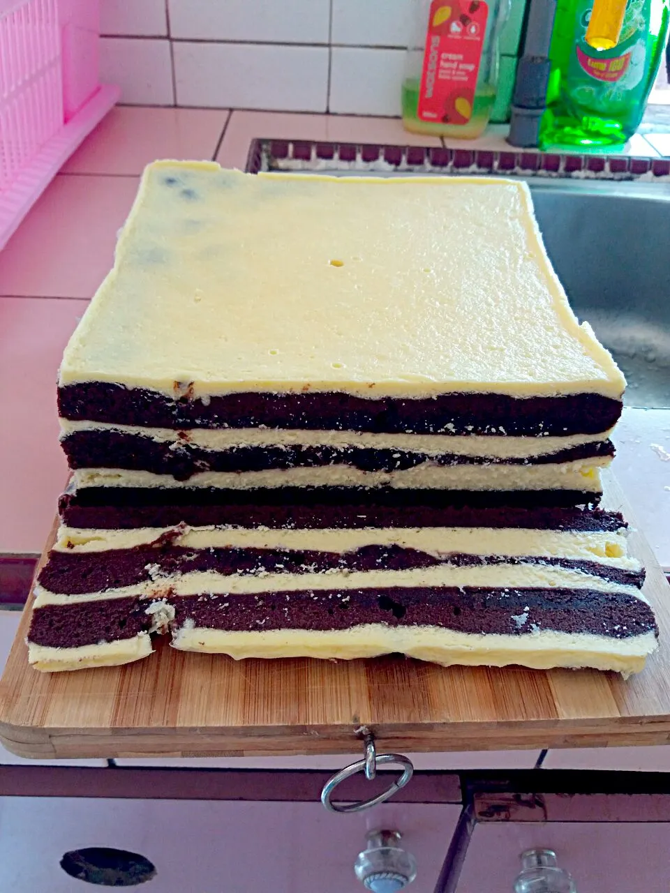 Snapdishの料理写真:brownies cheese cake|elaineさん