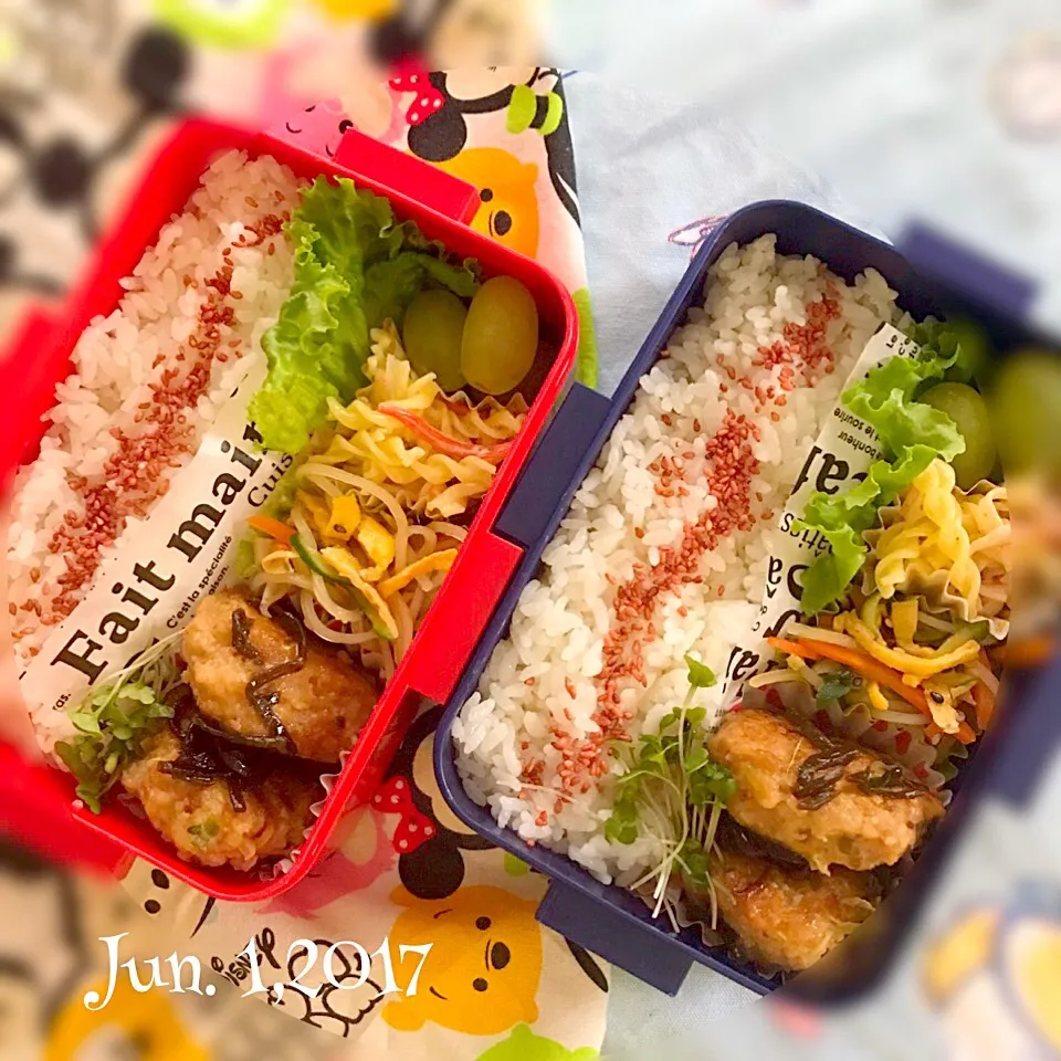 今日の#女子中学生弁当 は、塩昆布バターつくね|Hiroko Kさん