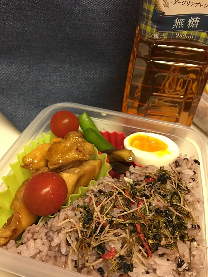 6/1 本日のジップロックお弁🍱 「照り焼きチキンwith夏野菜色々」
#本日のお弁当 
#紅茶の時間🍋ダージリンブレンド|BUBUさん