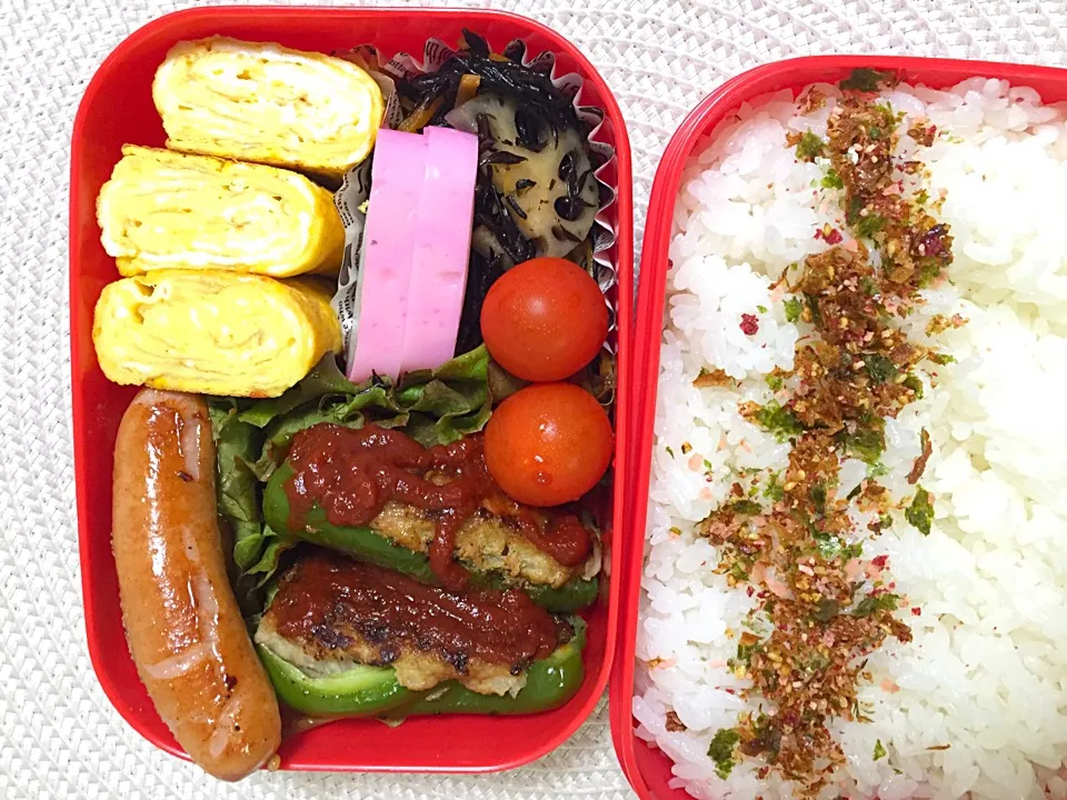 ピーマン肉詰め弁当🍱|2493さん