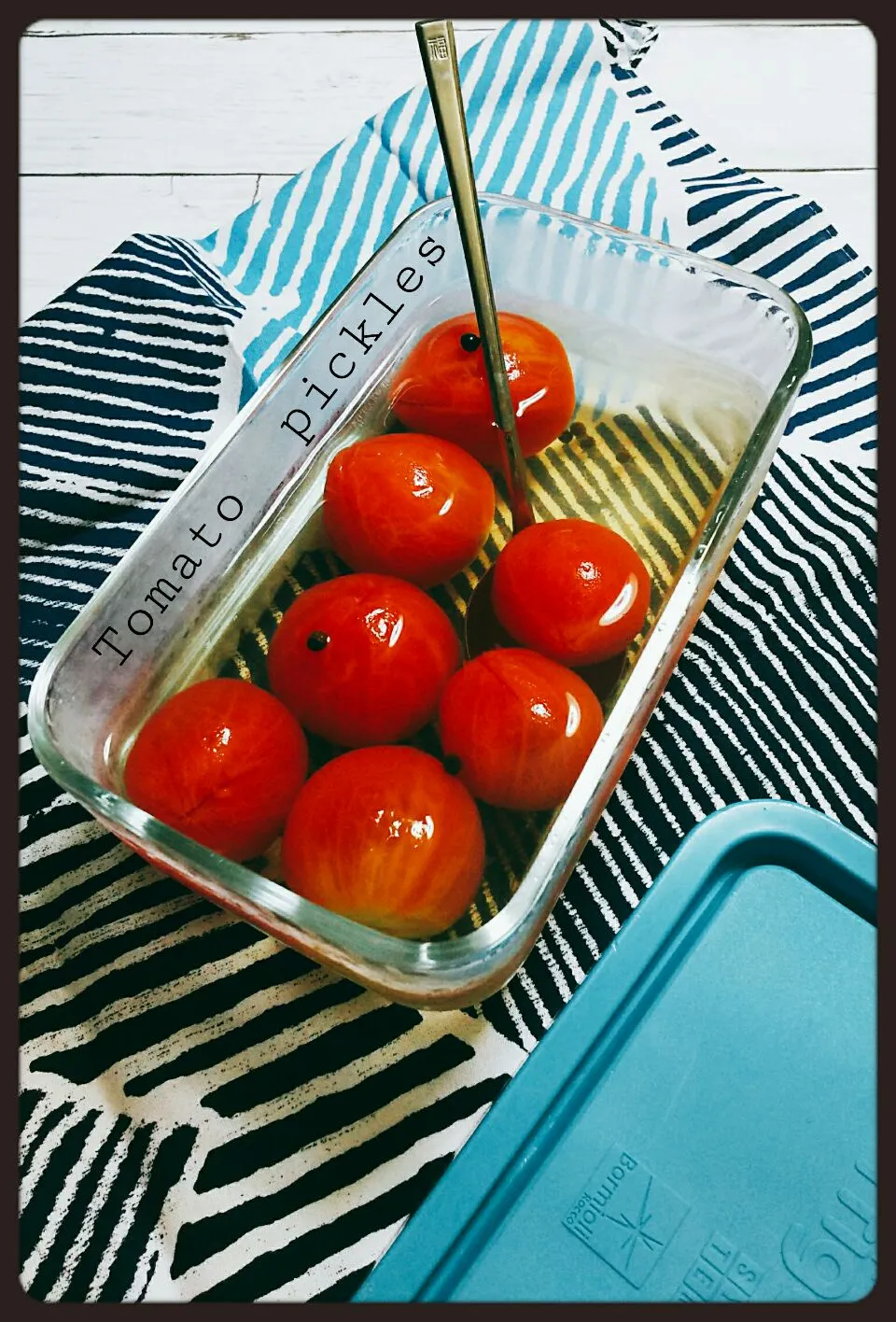 Snapdishの料理写真:hisoka7さんのトマトのピクルス🍅😋|☆Yumi☆さん