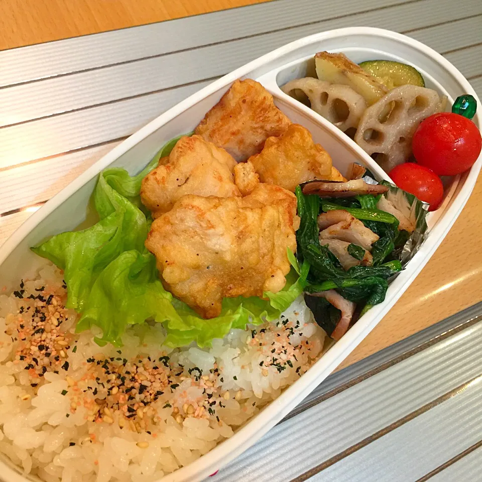 Snapdishの料理写真:😋今日の気まぐれ旦那さん弁当🍱|moyukitaさん