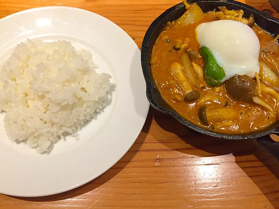 キノコと鳥挽肉の南インド風カレー|himeさん